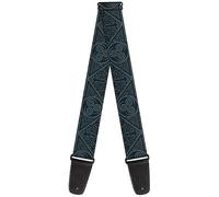 Buckle-Down Avatar The Last Airbender Guitar Strap | Avatar Last Airbender Air Element Symbol Blues Acoustic Electric Bass