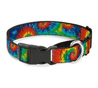 Buckle-Down BD Tie Dye13 Martingale Dog Collar, 1" Wide-Fits 9-15" Neck-Small
