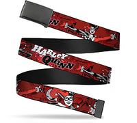 Buckle-Down - Belt Web Belt Harley Quinn 1.5" mens 1.5" Wide/Fits up to 42" Pant Size