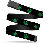 Buckle-Down - Belt Web Belt Weed 1.5" mens 1.5" Wide/Fits up to 42" Pant Size