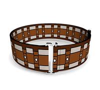 Buckle-Down Belt Women's Cinch Star Wars Chewbacca Bandolier Bounding2 Browns Available In Adjustable Sizes, Star Wars Chewbacca, 3" x 44"