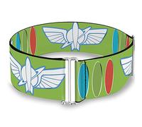 Buckle-Down Belt Women's Cinch Toy Story Buzz Lightyear Bounding Space Ranger Logo Buttons Available In Adjustable Sizes, Toy Story, 3" x 44"