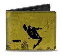 Buckle Down - Bi-Fold Wallet Bifold Wallet Batman Catwoman Men's