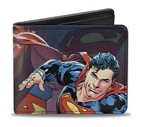 Buckle Down Men's Bi-Fold Wallet, Multicoloured, 4.0" x 3.5"