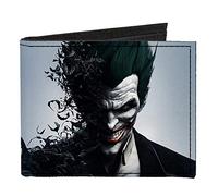 Buckle Down - Bi-Fold Wallet Canvas Bifold Wallet - Batman Arkham Origins Men's