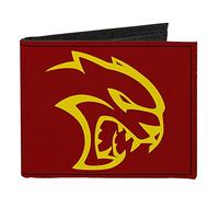 Buckle Down - Bi-Fold Wallet Canvas Bifold Wallet - Dodge Srt Hellcat Men's