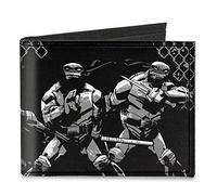 Buckle Down - Bi-Fold Wallet Canvas Bifold Wallet - Ninja Turtles Men's