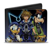 Buckle-Down - Bi-Fold Wallet - Kingdom Hearts Ii Donald/Wisdom Form Sora/Goofy Mens Default Size