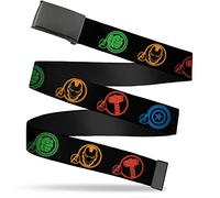 Buckle-Down Boys' belt, multicoloured, One size