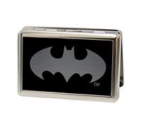Buckle-Down Business Card Holder - Batman Reverse Brushed - Large