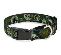 Buckle-Down "Buzz Poses/Stars LIKE A BUZZ" Martingale Dog Collar, 1" Wide-Fits 15-26" Neck-Large
