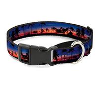 Buckle-Down California Sunset Martingale Dog Collar, 1.5" Wide-Fits 18-32" Neck-Large