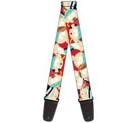 Buckle-Down Comedy Central Guitar Strap, South Park Cartman Expressions Stacked, 2 Inches Wide, Multi-color, 2" Wide - 29-54" Length