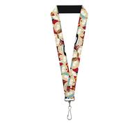 Buckle-Down Comedy Central Lanyard, South Park Cartman Expressions Stacked, Elastic, Multi-color, 44" x 1"