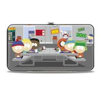 Buckle-Down Comedy Central Wallet, Hinged, South Park Boys Group Cafeteria Table Scene, Vegan Leather