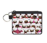 Buckle-Down Comedy Central Zip Around Wallet, South Park Chef Expressions Stacked, Canvas, Multicolor, XS, Casual