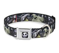 Buckle Down DC-WDY256-M DYAI Jack Expression6 Full Color Dog Collar, Medium/11-17