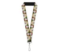 Buckle-Down Demon Slayer Lanyard, Demon Slayer Sanemi Shinazugawa Pose and Title Logo, Elastic