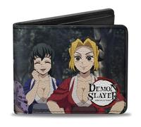 Buckle-Down Demon Slayer Wallet, Bifold, Demon Slayer Tanjiro and Tengens Wives Scene, Vegan Leather