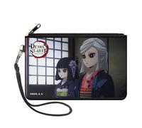 Buckle-Down Demon Slayer Wallet, Zip Clutch, Demon Slayer Kiriya and Amane, Canvas
