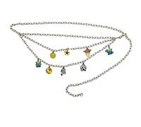Buckle-Down Disney Belt, Chain Belt, Toy Story Chain Belt with Charms, Toy Story
