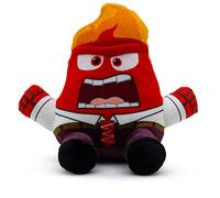 Buckle-Down Disney Dog Toy, Inside Out Anger Full Body Sitting Pose Pet Toy, Plush