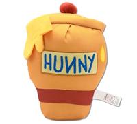 Buckle-Down Disney Dog Toy, Winnie The Pooh Hunny Pot Yellow Pet Toy, Ballistic Nylon Plush