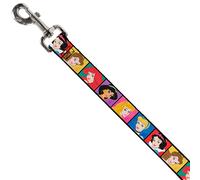 Buckle-Down Disney Princess Dog Leash - Multi
