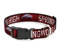 Buckle-Down Dog Collar Plastic Clip A Nightmare on Elm Street Springwood Freddy Pose Black 6 to 9 Inches 0.5 Inch Wide