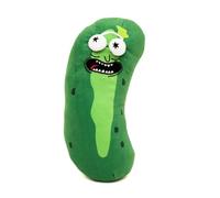Rick & Morty Pickle Rick Squeaker Plush Dog Toy Green