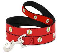 Buckle-Down DC Comics The Flash Logo Dog Leash - Multi