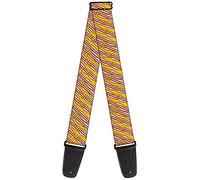 Buckle-Down GS-W30285 "Bacon Cartoon Yellow" Guitar Strap