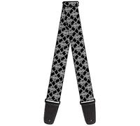 Buckle-Down GS-W30292 "Boudoir Wallpaper Black/White" Guitar Strap