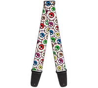 Buckle-Down GS-W30528 "Eyeballs Stacked" Guitar Strap
