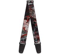Buckle-Down GS-W30703 Guitar Strap - Gothic 3-2" Wide - 29-54" Length