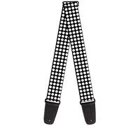 Buckle-Down GS-W31308 "Mini Polka Dots Black/White" Guitar Strap