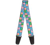 Buckle-Down GS-W31322 "Madras Plaid Pink" Guitar Strap