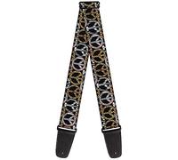Buckle-Down GS-W31609 Patterned Peace Signs All Over Guitar Strap