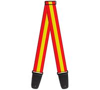 Buckle-Down GS-W31954 "Stripes Red/Yellow/Red" Guitar Strap