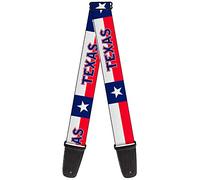 Buckle-Down GS-W32080 Guitar Strap Texas Flag Texas, Multicolor, 1.0 in*54.0 in*2.0 in