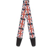 Buckle-Down GS-W32102 2" United Kingdom, Union Jack Flags Guitar Strap