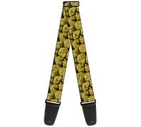 Buckle-Down GS-W32222 "Vivid Marijuana Nugs2 Stacked" Guitar Strap