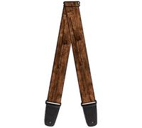 Buckle-Down GS-W32327 "Wood Grain3 Horizontal Brown" Guitar Strap