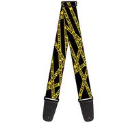 Buckle-Down GS-W34206 "Police Line Black/Yellow" Guitar Strap