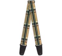 Buckle-Down GS-W34221 "Plaid Tan" Guitar Strap
