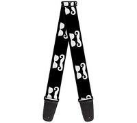 Buckle-Down GS-W34510 "Sunglasses & Mustache Black/White" Guitar Strap