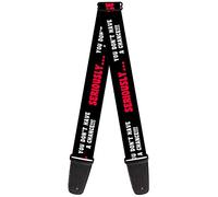 Buckle-Down GS-W34541 "Seriously€YOU DON'T HAVE A CHANCE Black/Red/White" Guitar Strap