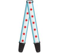 Buckle-Down GS-W35535 "Chicago Flag" Guitar Strap