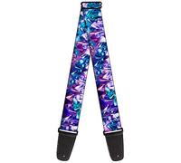 Buckle-Down GS-W35565 "Crystals2 Blues/Purples" Guitar Strap