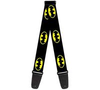 Buckle-Down GS-WBM001 Guitar Strap -"Batman Shield Black/Yellow"